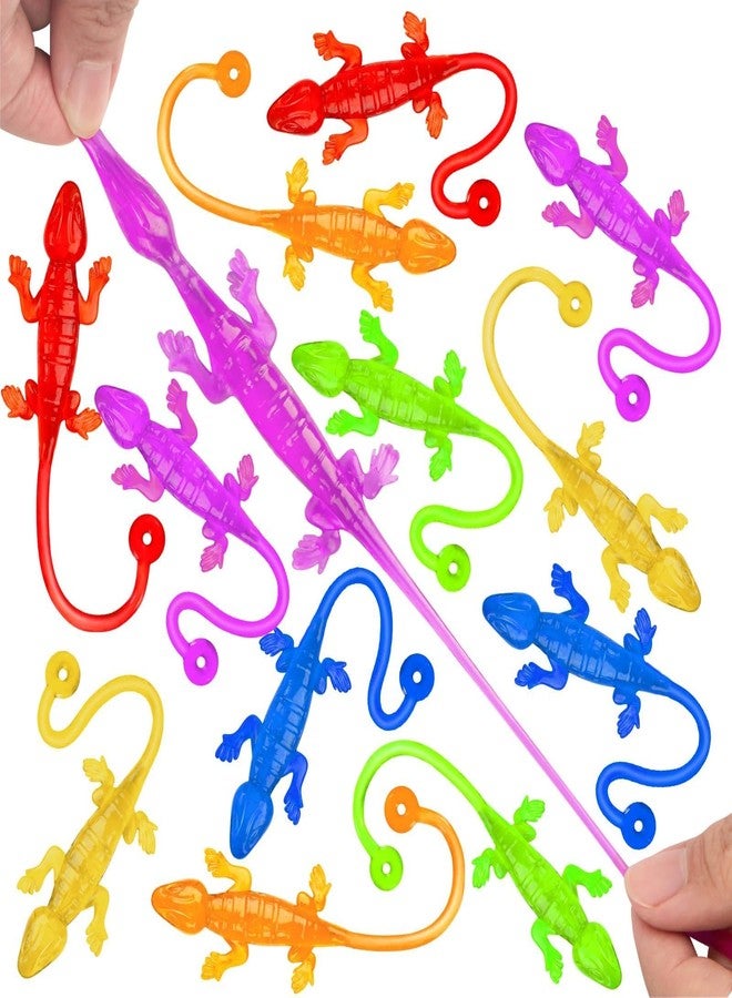 DODOLOL 30 PCS Sticky Gecko Sticky Hands Bulk Sticky Toys for Kids Lizard-Shaped Geckos, Stretchable & Party Favors, Pinata Fillers, Treasure Box Prizes for Classrooms & Valentines Gifs Goodie Bag Stuffers - Image 1